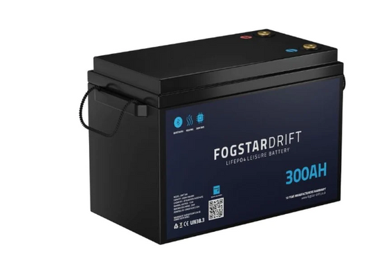 Lithium Leisure Battery - Fogstar Drift 12v 300Ah